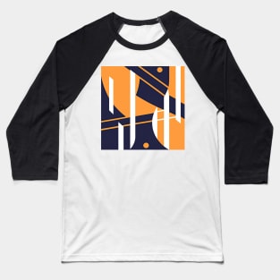 Deco Geometry Baseball T-Shirt